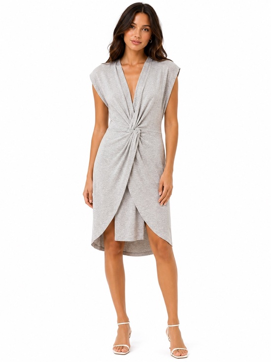 Dresses & Skirts - 🤩IRO Paris Heather Gray Twist Front Jersey Dress | 🤩